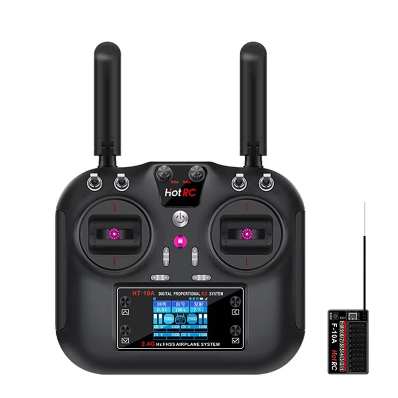 Drone Kit Beginner - HOTRC HT-10A 2.4Ghz 10CH リモートコントロールセット F10A
