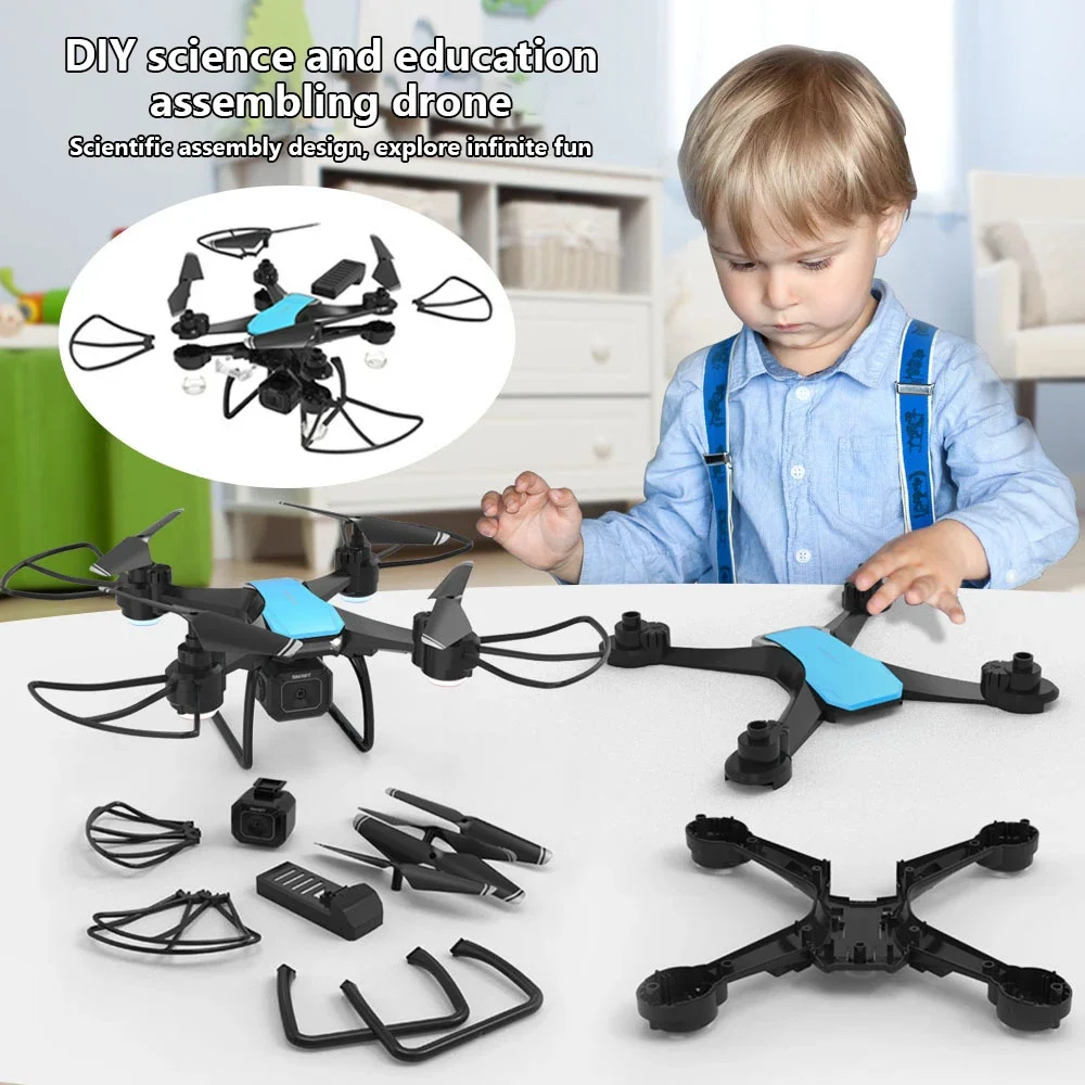 Drone Kit With Camera - JJRC H108 DIY 教育用組み立てミニドローン インタラクティブトレーニング 定高度