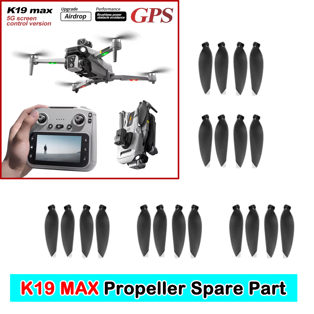 Drone Kit Beginner - K19 Max GPSドローン ブラシレスクアッドコプター プロペラ スペアパーツ