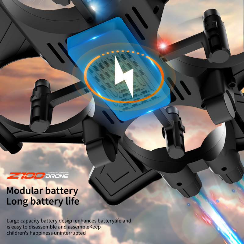 Z100 ミニポータブルドローン HD空撮スマートホバーヘリ - Drone Kit Tricopter のレビューと価格