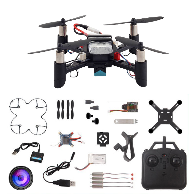 4軸ミニドローンHDカメラ,DIY飛行機,実験,リモコン,飛 - Drone Kit Beginner のレビューと価格
