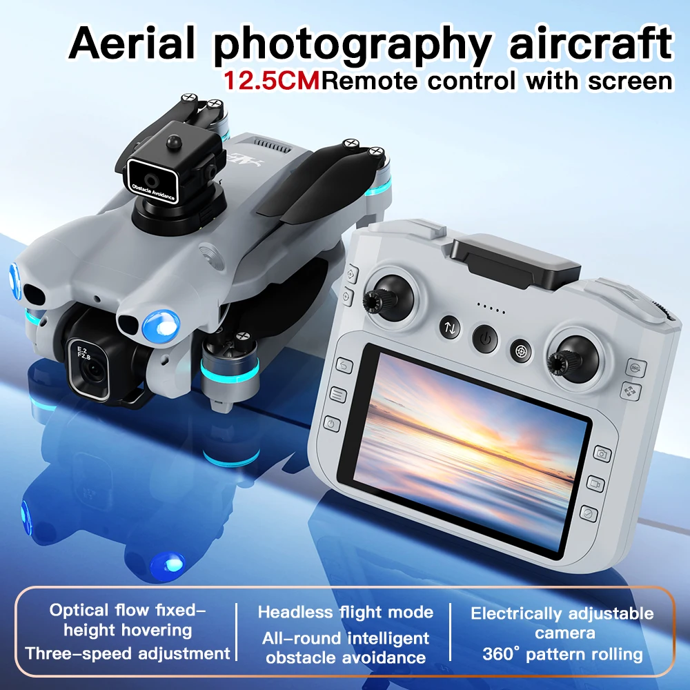 AE5 Pro ドローン 8K HD 4.5インチスクリーン - Drone Kit Tricopter のレビューと価格